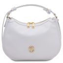Hoblò Borsa a Mano in Pelle Morbida Bianco TL142563