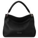 TL Bag Borsa a Spalla in Pelle Morbida Nero TL142087