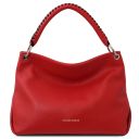 TL Bag Borsa a Spalla in Pelle Morbida Rosso Lipstick TL142087
