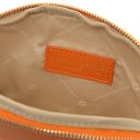 Vera Soft Leather Toiletry Case Orange TL142438