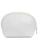 Vera Trousse in Pelle Morbida Bianco TL142438