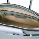 TL Bag Borsa a Mano in Pelle Celeste TL142174