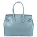 TL Bag Borsa a Mano in Pelle Celeste TL142174