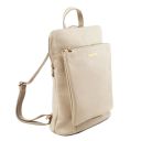 TL Bag Soft Leather Backpack for Women Beige TL141682