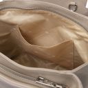 Tulipan Leather Handbag Light Taupe TL141727