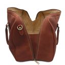 Lisbona Sac de Voyage en Cuir - Grand Modèle Marron TL142557