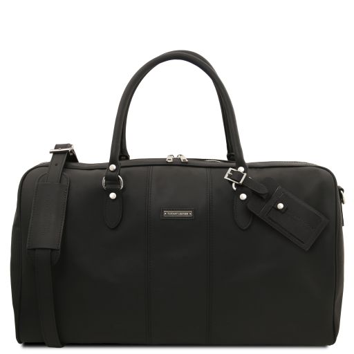 Lisbona Sac de Voyage en Cuir - Grand Modèle Noir TL142557