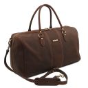 Lisbona Sac de Voyage en Cuir - Grand Modèle Marron foncé TL142557