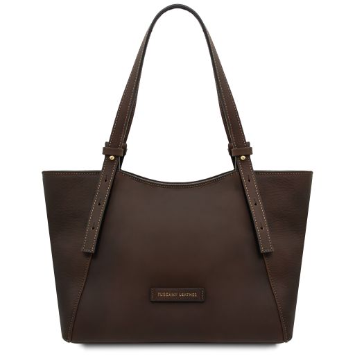 Libra Sac Bandoulière en Cuir Marron foncé TL142562