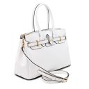 TL Bag Sac à Main en Cuir Blanc TL142174