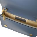 Opera Sac à Main en Cuir et Bandoulière à Chaîne Denim TL142505