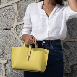 Agatha Borsa a Mano in Pelle Apricot TL142456