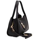 Soave Soft Leather Handbag Black TL142583