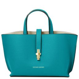 Agatha Leather Handbag Turquoise TL142456
