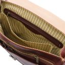 Mantova Leather Multi Compartment Briefcase With Flap Телесный TL142068