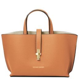 Agatha Sac Cabas en Cuir Apricot TL142456