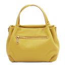 Nora Soft Leather Handbag Pastel yellow TL142372