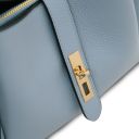Soave Soft Leather Handbag Light Blue TL142583