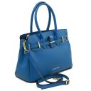 TL Bag Leather Handbag Blue TL142174