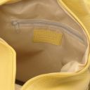 Shanghai Zaino in Pelle Morbida Giallo pastello TL141881