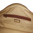 Lisbona Sac de Voyage en Cuir - Petit Modèle Marron TL142558