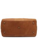 Lisbona Borsone da Viaggio in Pelle - Misura Piccola Naturale TL142558