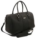 Lisbona Sac de Voyage en Cuir - Petit Modèle Noir TL142558