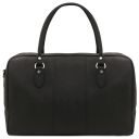Lisbona Sac de Voyage en Cuir - Petit Modèle Noir TL142558