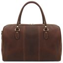 Lisbona Sac de Voyage en Cuir - Petit Modèle Marron foncé TL142558