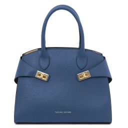 Coccola Leather Handbag Denim TL142421