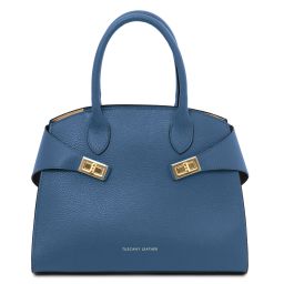 Coccola Bolso a Mano en Piel Denim TL142421