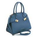 Coccola Borsa a Mano in Pelle Denim TL142421