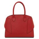Coccola Borsa a Mano in Pelle Rosso Lipstick TL142421