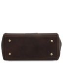 Libra Leather Shoulder bag Dark Brown TL142562