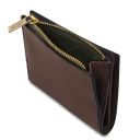 Exclusive Leather Wallet for men Dark Brown TL142591