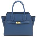 Origami Leather Tote Denim TL142507