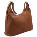 Plenia Borsa Shopping in Pelle Cognac TL142569