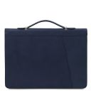 Costantino Leather Document Case With Handle Темно-синий TL142545