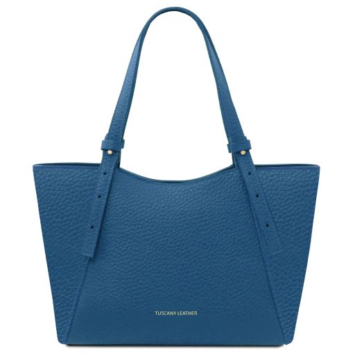 Libra Borsa a Spalla in Pelle Denim TL142580