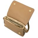Biscuit Soft Leather Shoulder bag Caramel TL142582