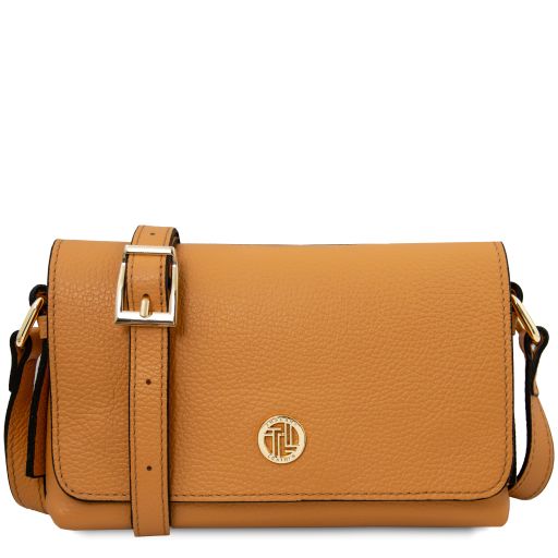 Biscuit Soft Leather Shoulder bag Apricot TL142582