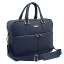 Treviso Leather Laptop Briefcase Темно-синий TL142546