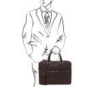 Treviso Leather Laptop Briefcase Темно-коричневый TL142546