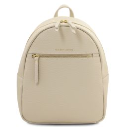 Arco Leather Backpack Beige TL142584