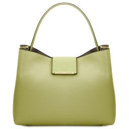 Clio Sac Secchiello en Cuir Lime TL142356