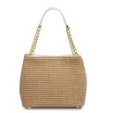 TL Bag Bolso Cubo en Rafia Blanco TL142208