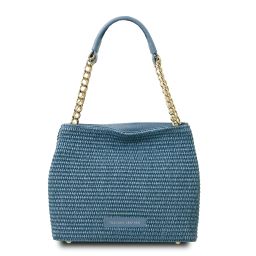 TL Bag Beuteltasche aus Raffia Denim TL142208