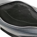 Luke Sac en Cuir Saffiano Pour Homme Gris TL142550