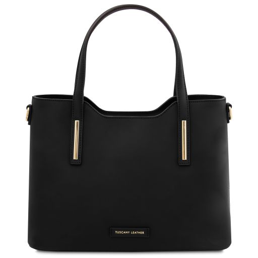 Olimpia Leather Tote Black TL142561