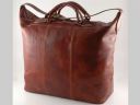 Vienna Travel Leather bag - Small Size Brown TL1046